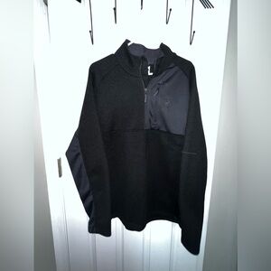Spyder XXL Black Pullover Quarter Zip Mock Neck Sweatshirt Performance
